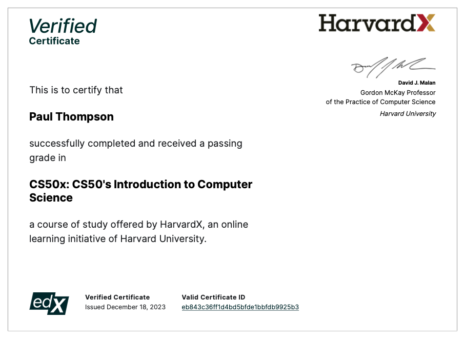 Deep Dive Full Stack Blockchain Certificate